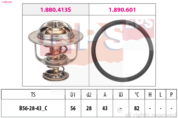 CALORSTAT by Vernet TH1400.90J Termostat, kjølemiddel