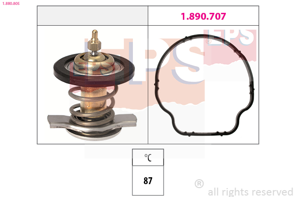 EPS 1.880.805 Made in Italy - OE Equivalent Termostat chladenia