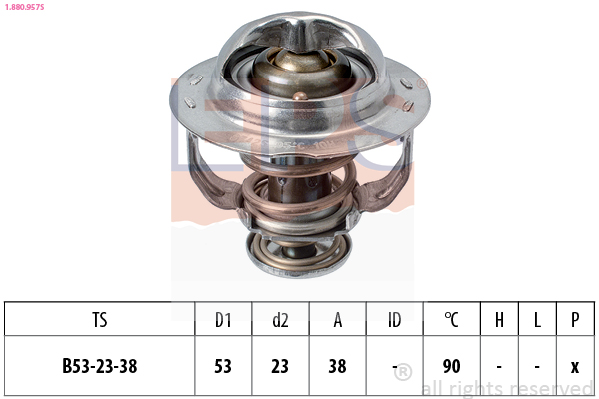 EPS 1.880.957 Made in Italy - OE Equivalent Termostat, kjølemiddel