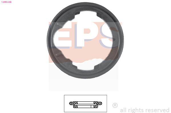 EPS 1.890.689 Made in Italy - OE Equivalent Pakning, termostat