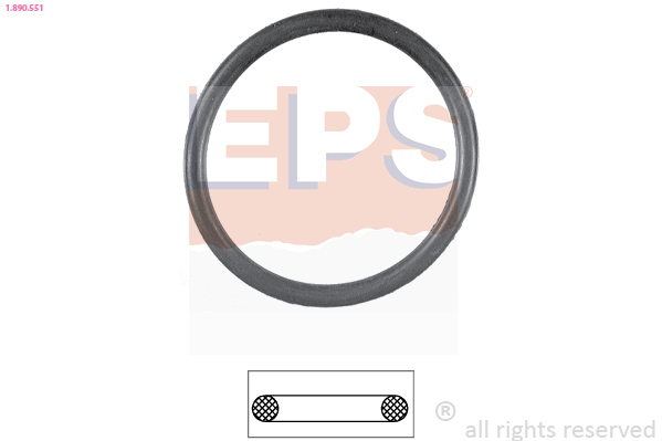 EPS 1.880.239 Made in Italy - OE Equivalent Termostat, kjølemiddel