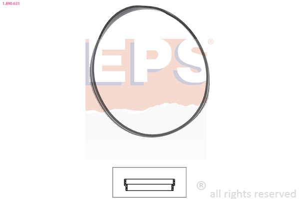 EPS 1.890.701 Made in Italy - OE Equivalent Pakning, termostat