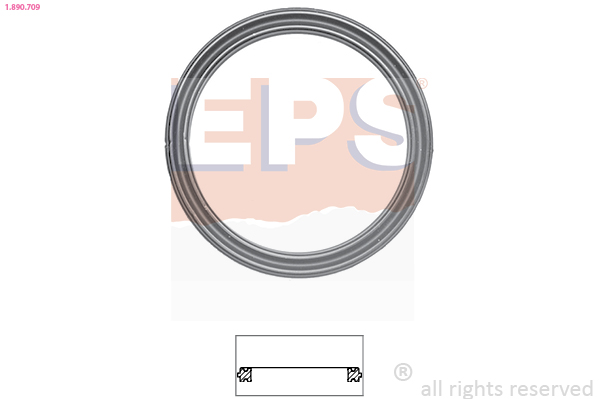 EPS 1.880.971 Made in Italy - OE Equivalent Termostat, kjølemiddel