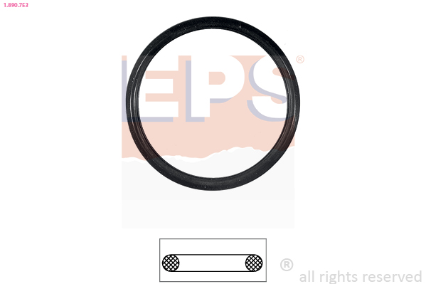 EPS 1.890.753 Made in Italy - OE Equivalent Tesnenie termostatu