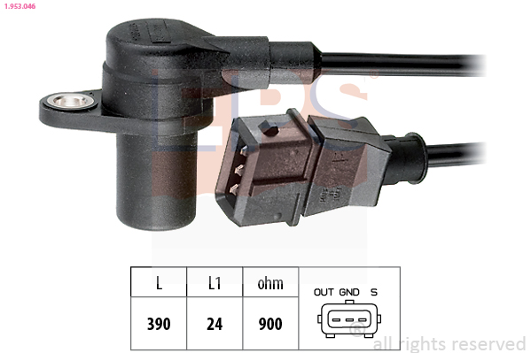 EPS 1.953.046 Made in Italy - OE Equivalent Sensor, crankshaft pulse