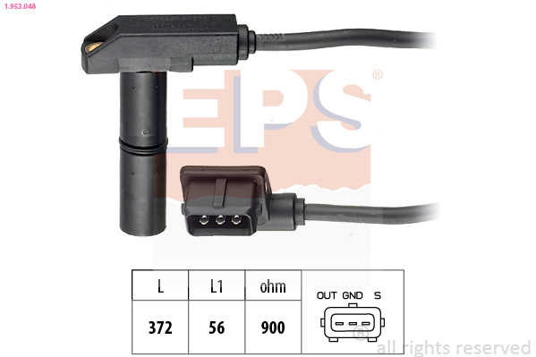 EPS 1.953.048 Made in Italy - OE Equivalent Sensor, crankshaft pulse