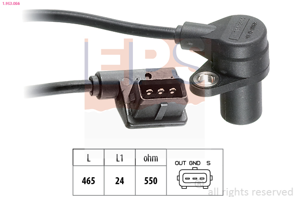EPS 1.953.056 Made in Italy - OE Equivalent Sensor, crankshaft pulse