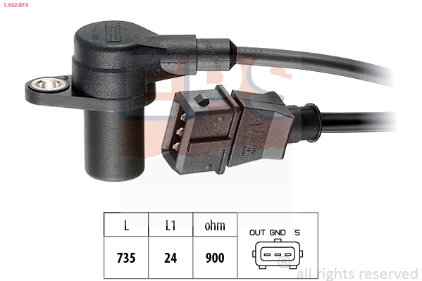 DELPHI SS10927 Impulsgiver, veivaksel