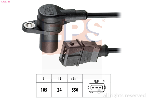 EPS 1.953.020 Made in Italy - OE Equivalent Impulsgiver, veivaksel