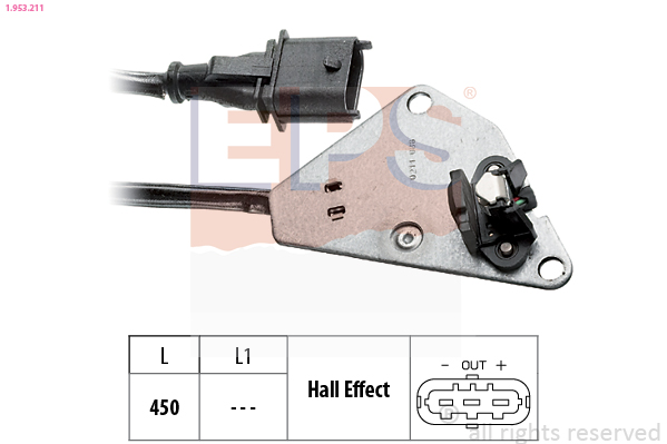EPS 1.953.211 Made in Italy - OE Equivalent Snímač, otáčky motora