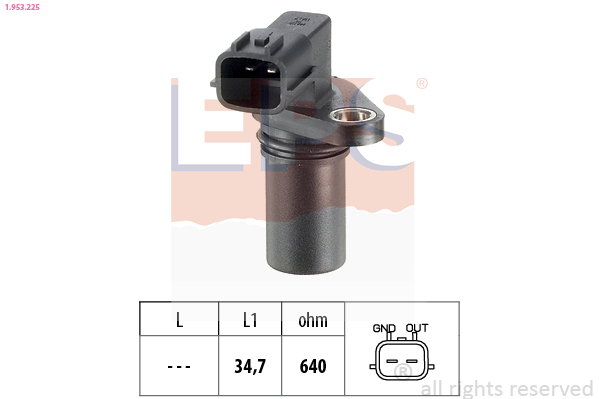 HELLA 6PU 013 122-621 Impulsgiver, veivaksel