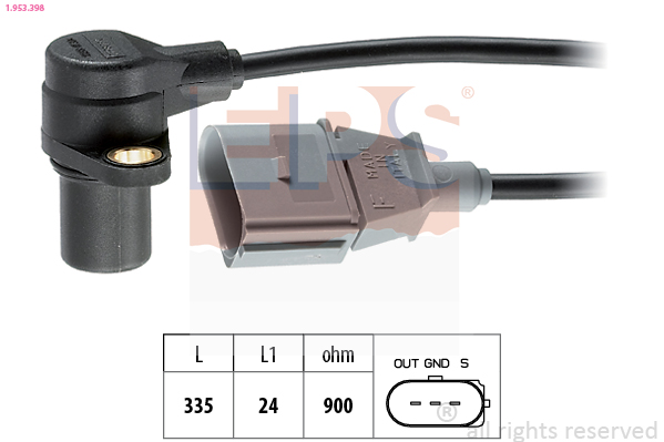 DELPHI SS10823 Impulsgiver, veivaksel