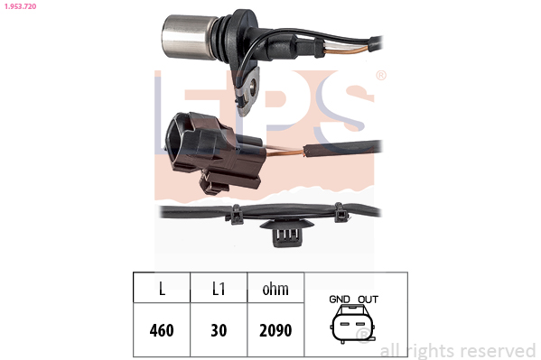 EPS 1.953.720 Made in Italy - OE Equivalent Sensor, crankshaft pulse
