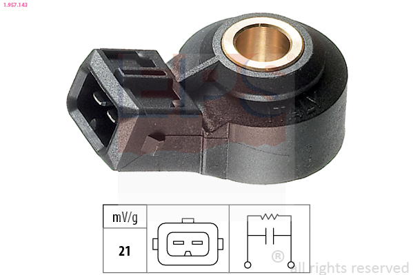 EPS 1.957.143 Knock Sensor for CITROEN,DACIA,LADA,MERCEDES-BENZ