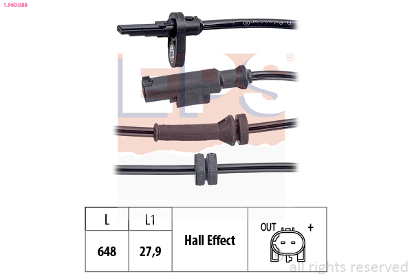 FEBI BILSTEIN 107743 Sensor, ABS
