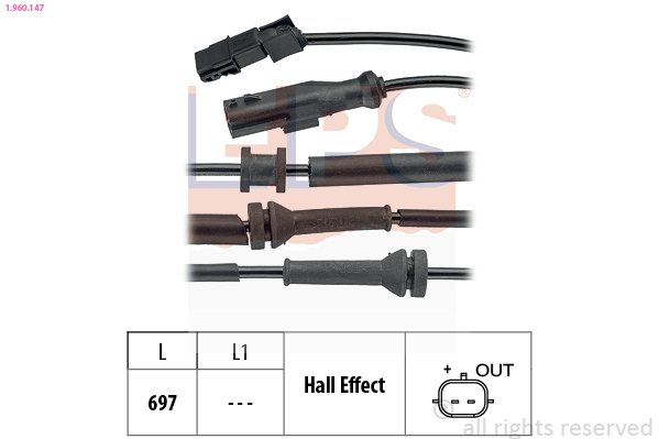A.B.S. 31194 Sensor, ABS