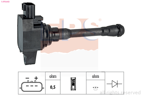 EPS 1.970.643 Made in Italy - OE Equivalent Zapaľovacia cievka