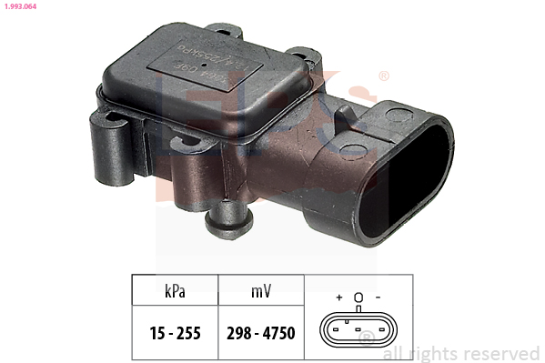DENSO DAP-0102 Lufttrykksensor, høydetilpasning