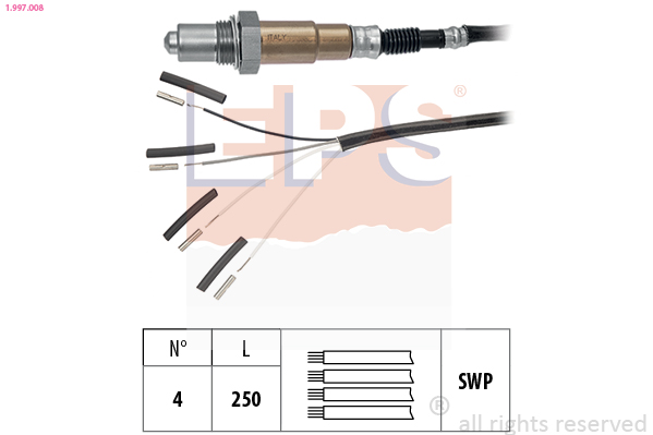 EPS 1.997.008 Made in Italy - OE Equivalent Lambda sonda