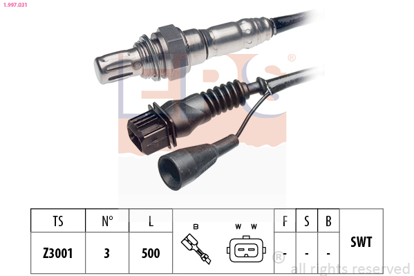 EPS 1.997.031 Made in Italy - OE Equivalent Lambda sonda