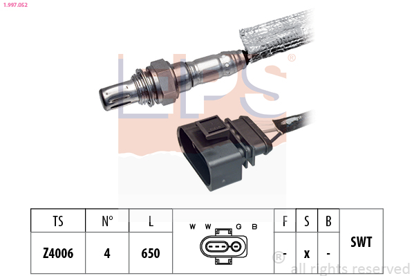 EPS 1.997.052 Made in Italy - OE Equivalent Lambda sonda