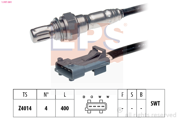 EPS 1.997.081 Made in Italy - OE Equivalent Lambda sonda