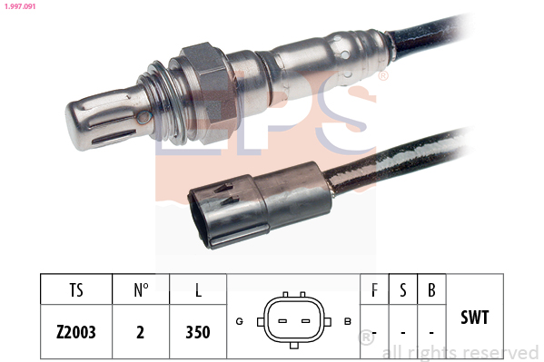 EPS 1.997.091 Made in Italy - OE Equivalent Lambda sonda