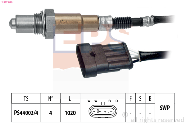 EPS 1.997.096 Made in Italy - OE Equivalent Lambda sonda