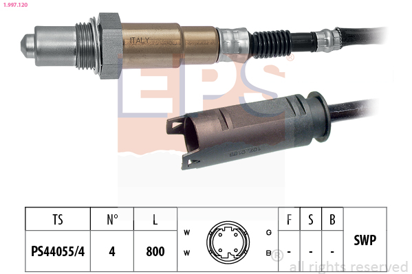 EPS 1.997.120 Made in Italy - OE Equivalent Lambda sonda