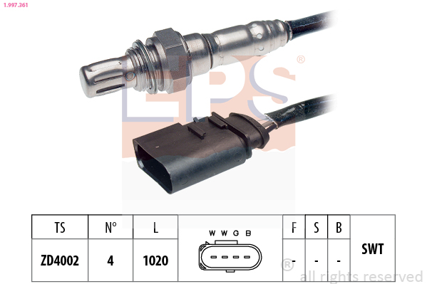 EPS 1.997.361 Made in Italy - OE Equivalent Lambda sonda