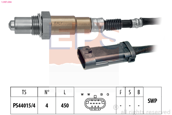 EPS 1.997.594 Made in Italy - OE Equivalent Lambda sonda