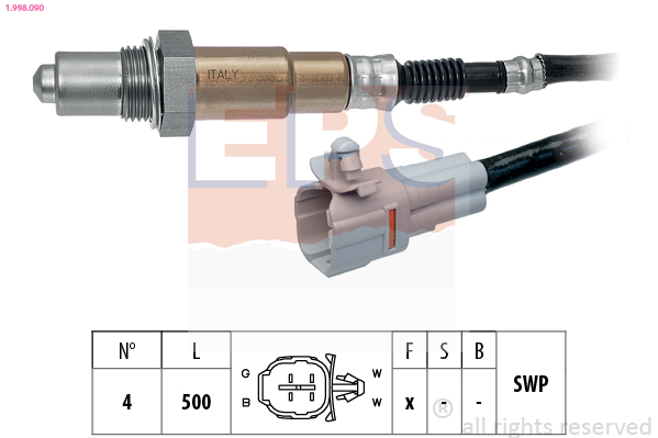 EPS 1.998.090 Made in Italy - OE Equivalent Lambda sonda