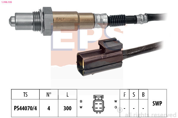 DENSO DOX-1553 Direct fit switching sensor Lambdasonde