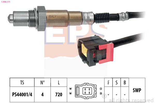 EPS 1.998.171 Made in Italy - OE Equivalent Lambda sonda