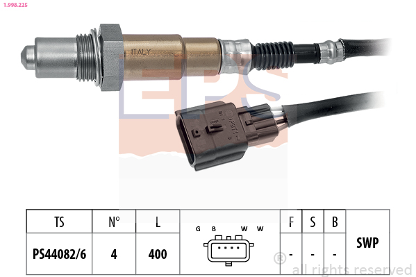 EPS 1.998.225 Made in Italy - OE Equivalent Lambda sonda