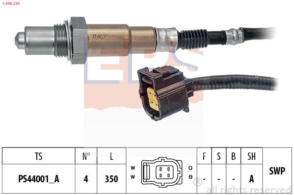 EPS 1.998.236 Made in Italy - OE Equivalent Lambda sonda