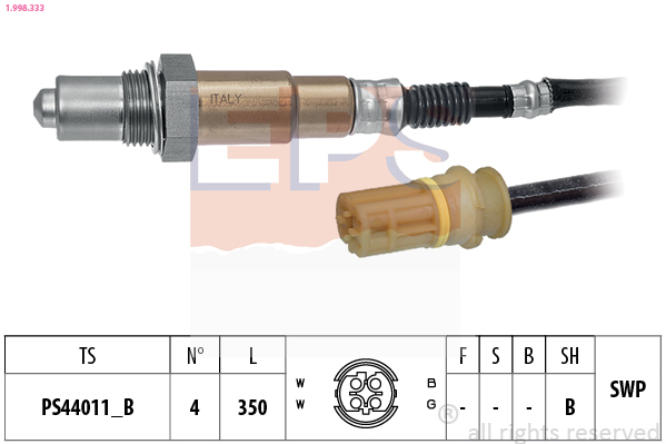 EPS 1.998.333 Made in Italy - OE Equivalent Lambda sonda