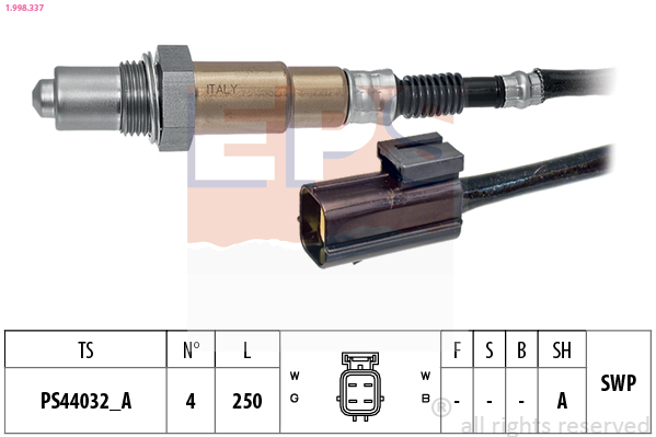 EPS 1.998.337 Made in Italy - OE Equivalent Lambda sonda
