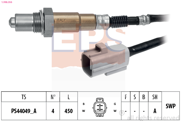 DENSO DOX-0507 Direct fit air fuel ratio sensor Lambdasonde