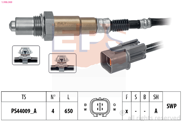 EPS 1.998.369 Made in Italy - OE Equivalent Lambda sonda