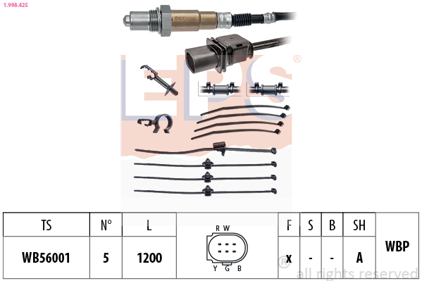 EPS 1.998.425 Made in Italy - OE Equivalent Lambda sonda