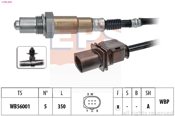 BOSCH 0 258 006 176 Lambdasonde