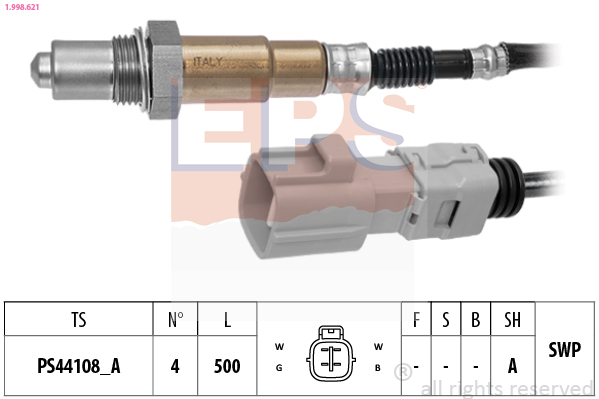 EPS 1.998.621 Made in Italy - OE Equivalent Lambda sonda