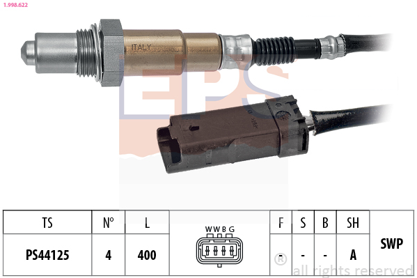 EPS 1.998.622 Made in Italy - OE Equivalent Lambda sonda