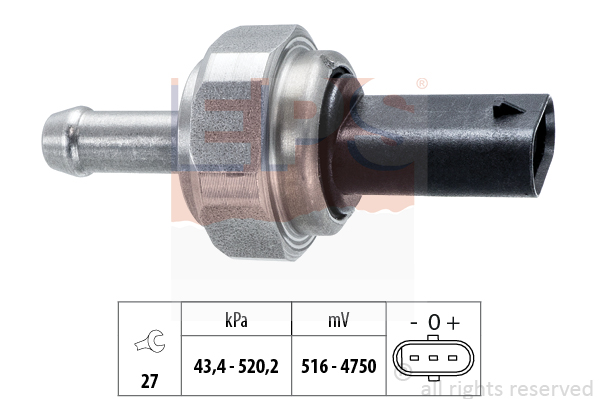 EPS 1.980.002 Érzékelő, kipufogógáz-nyomás BMW