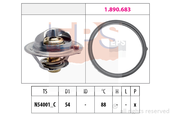 EPS 1.879.997 Termostat,...