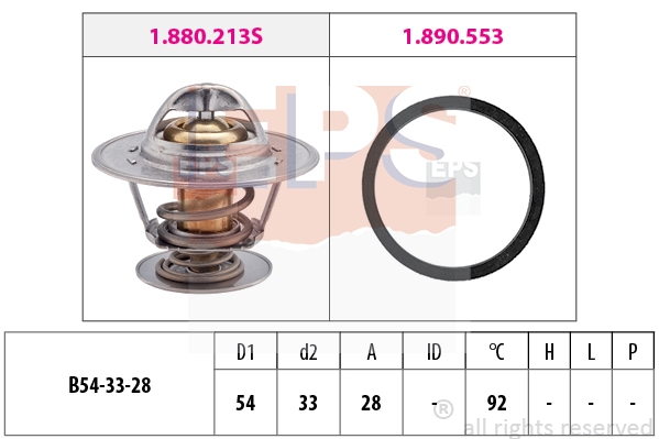 EPS 1.880.213 Termostat,...