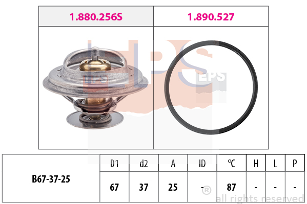 EPS 1.880.256 Termostat,...