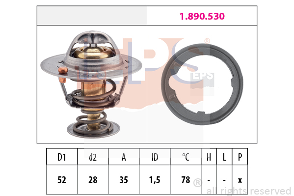 EPS 1.880.267 Termostat,...