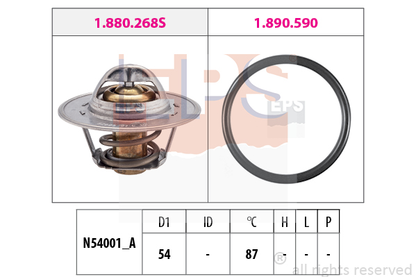 EPS 1.880.268 Termostat,...